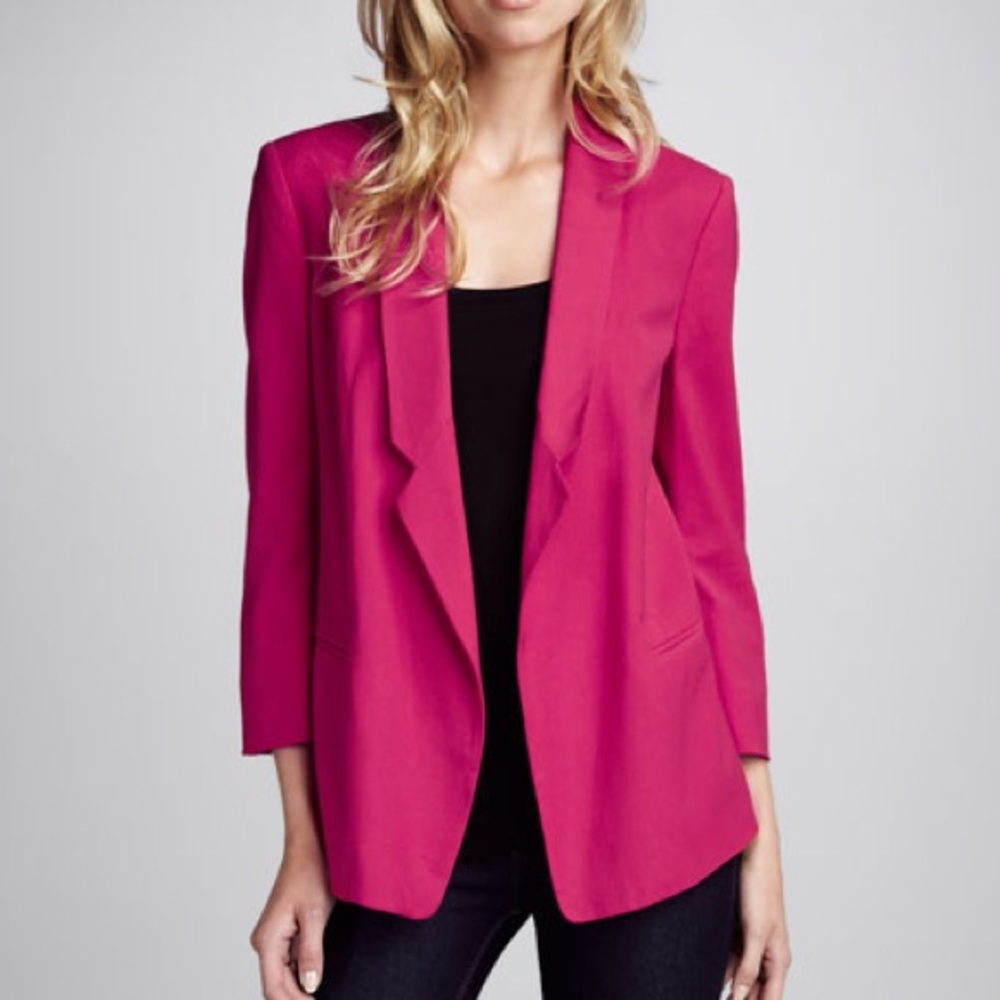 Connie loose crepe blazer